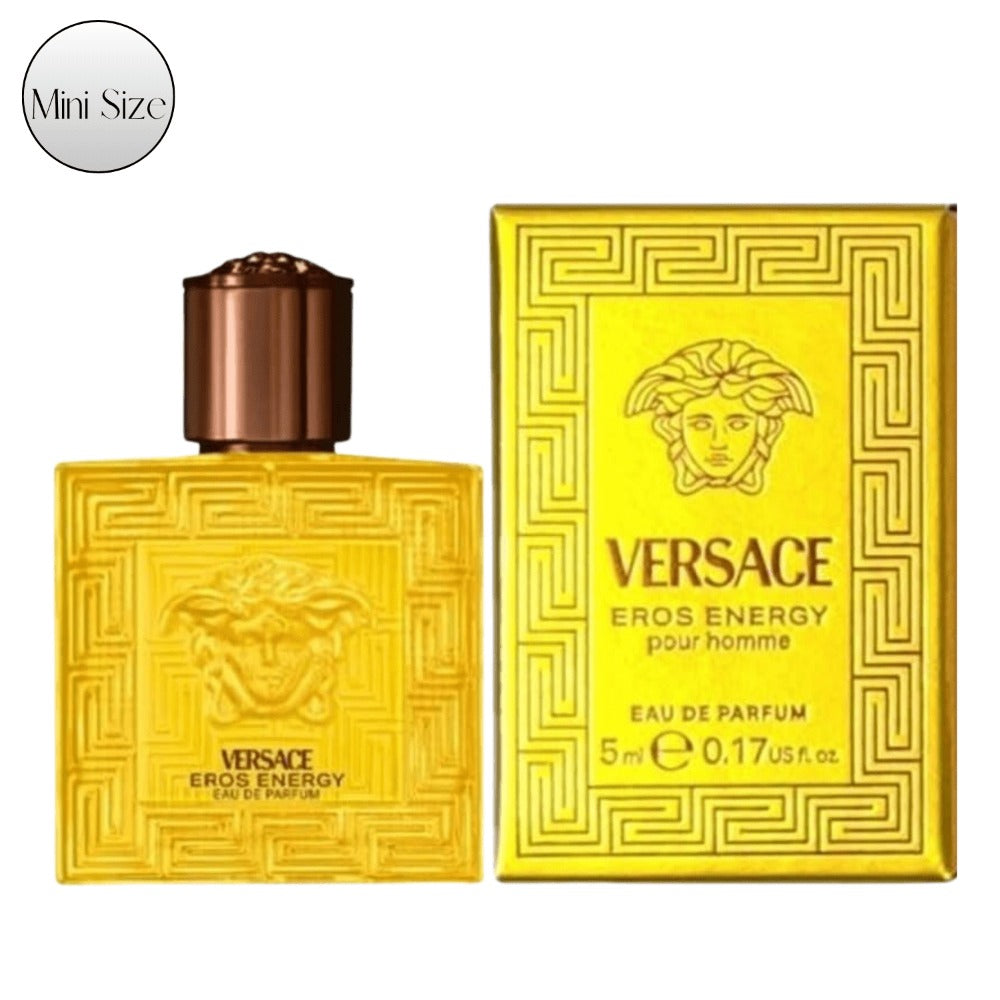 Men's Perfume Versace Eros Energy Eau de Parfum Travel Spray 5 ml in Portable Yellow Atomizer — image 1
