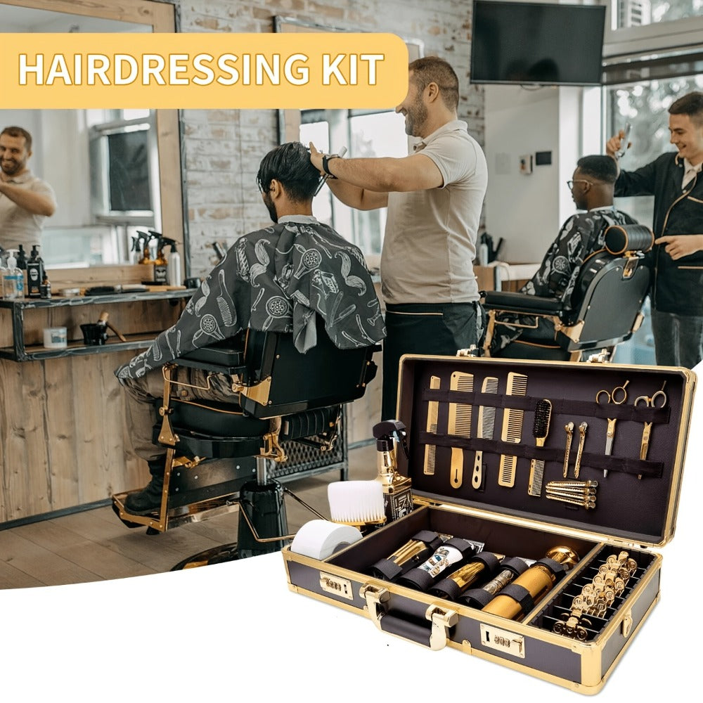 Barber Bag Travel Case for Hair Stylists and Barbers in a Portable Tool Carrying Design for Clippers and Scissors — image 5