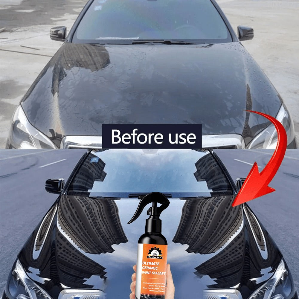 Nano Ceramic Paint Sealant 200ml – Car Ceramic Coating, Paint Restorer & Polish for Long-Lasting Gloss and Paint Protection —