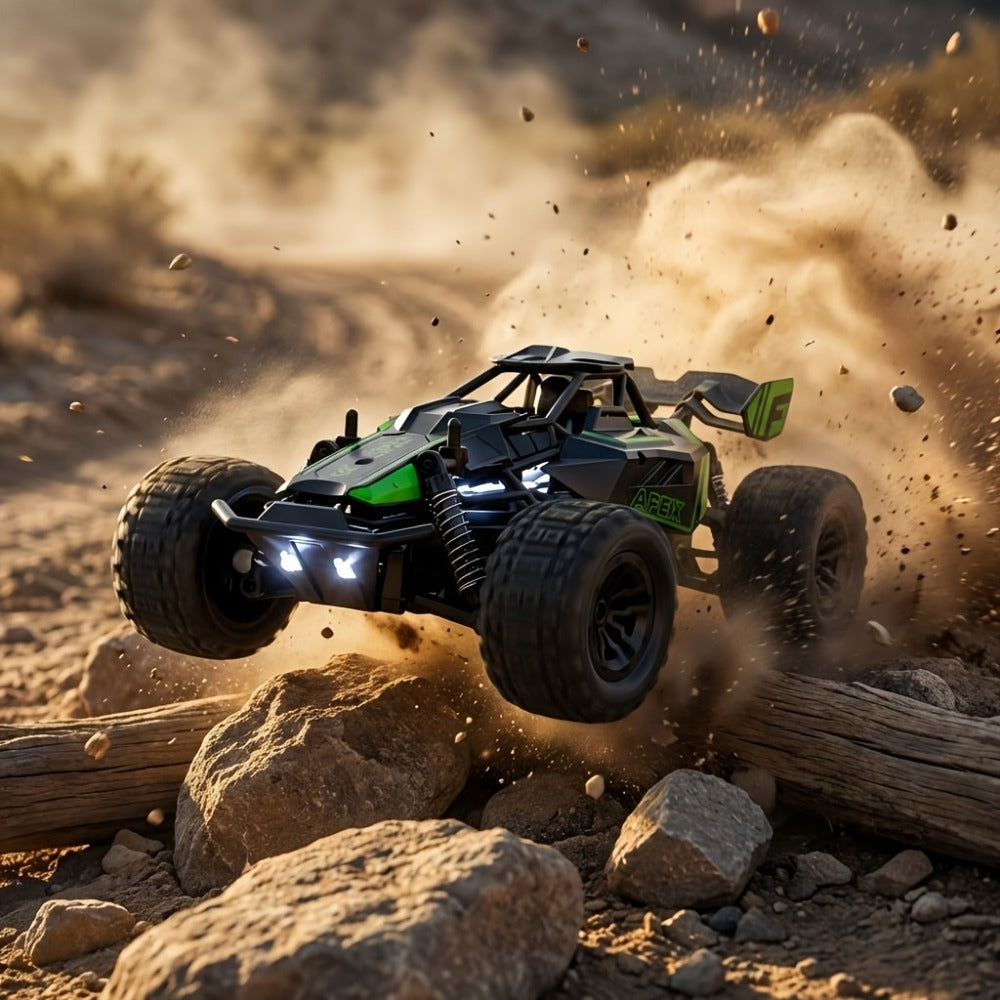Remote Control Car, 1:20 Scale 4WD Monster Truck with Fast & Furious Green, Speed Yellow or Raffa Red Styles — image 10