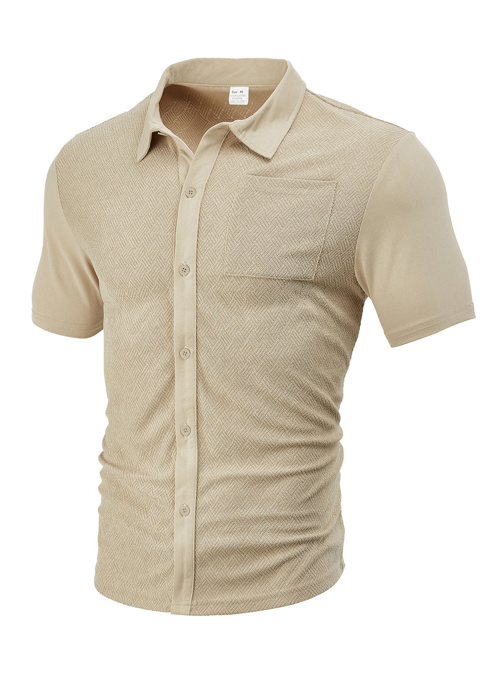 Men's Loose Short Sleeve Lapel Sport Casual