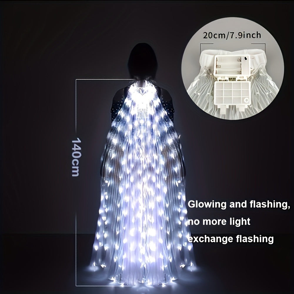LED Feather Dance Costume Glowing Luminous with the Listed Color, Size or Set Options for Everyday Use — image 5