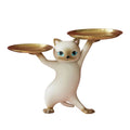 Animal ornaments enchanting cat tray storage living room foyer desktop home decoration ornaments resin - V.I.P Digital Presence