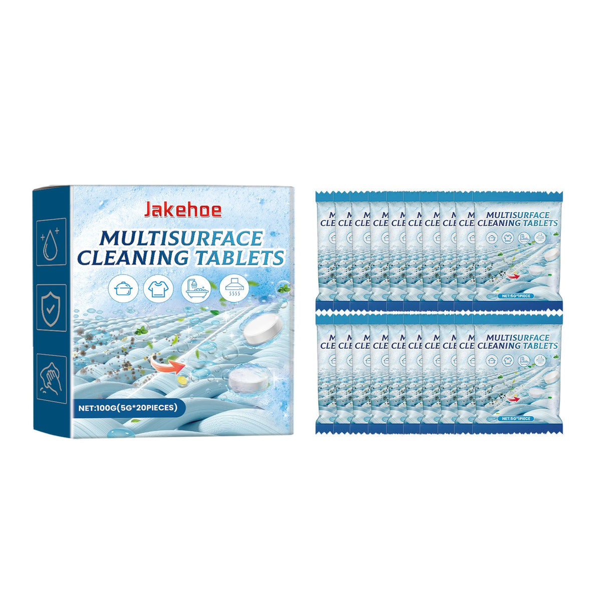 Multisurface Cleaning Tablets, Toilet Deodorant Wash Sink Toilet Stain Cleaning Effervescent Tablet - V.I.P Digital Presence