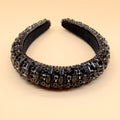 Luxury Sparkly Full Crystal Pearl Baroque Hairband Padded Rhinestone Princess Headband For Headdress Birthday Hair Jewelry - V.I.P Digital Presence