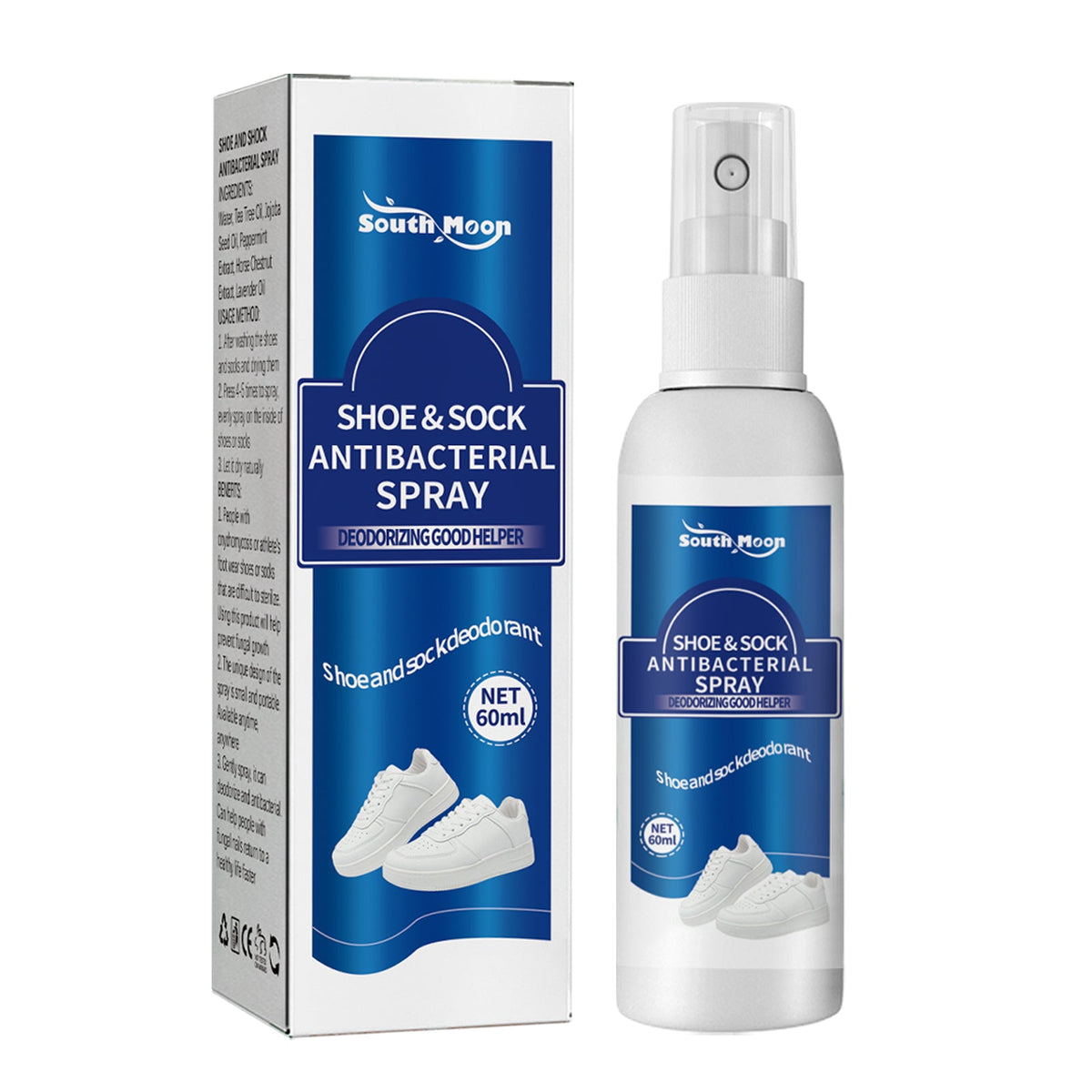 Shoe & Sock Antibacterial Spray, Shoes And Socks Clean Sweaty Feet To Odor Dry Shoe Cabinet Freshener - V.I.P Digital Presence
