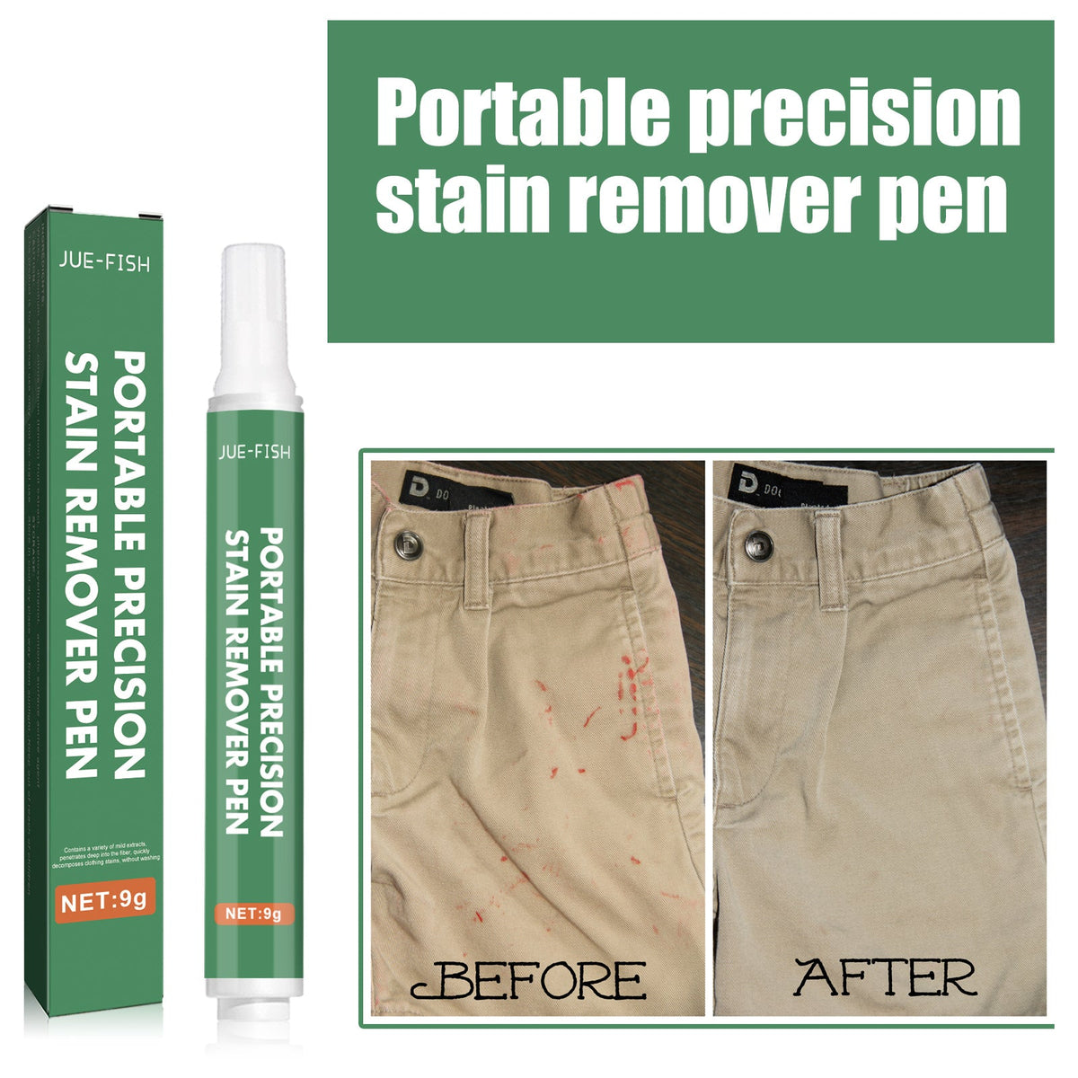 Portable Precision Stain Remover Pen, Free Wash Remove Oil Stains Yellow Clothes Clean And Decontamination Pen - V.I.P Digital Presence