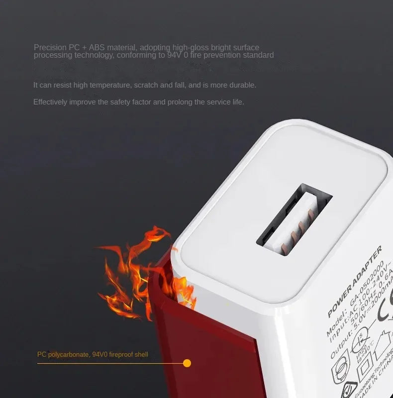 Australian Adapter 5V 1A 2A Fast Charging SAA Plug Mini USB Travel Wall Charger SAA Certified For Xiaomi huawei Phone Charge