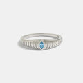 925 Sterling Silver Inlaid Zircon Ring - V.I.P Digital Presence