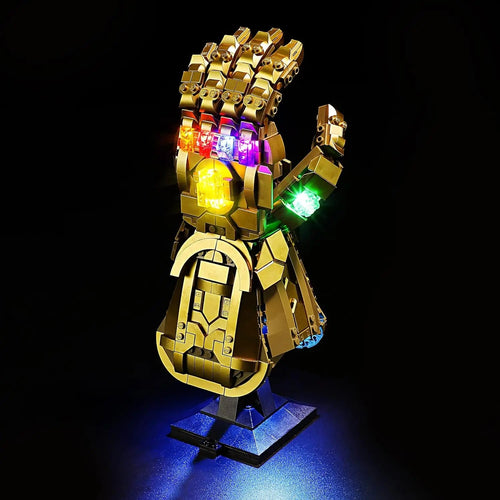 (Not the Building Blocks) LED Light For Lego 76191 Marvel Infinity Gauntlet Decorative Light Up your Model Decorative Lamp - V.I.P Digital Presence