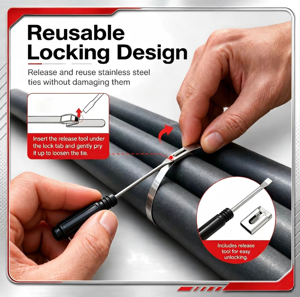 SteelTie Cable Tie Tool Set
