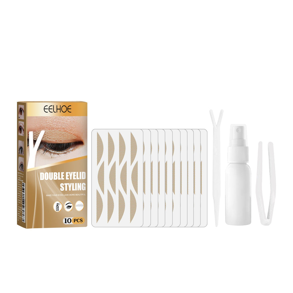 Double Eyelid Styling, Eyelet Lace Mesh Invisible Glue-Free Breathable Super Stick Long Lasting Clip Set - V.I.P Digital Presence