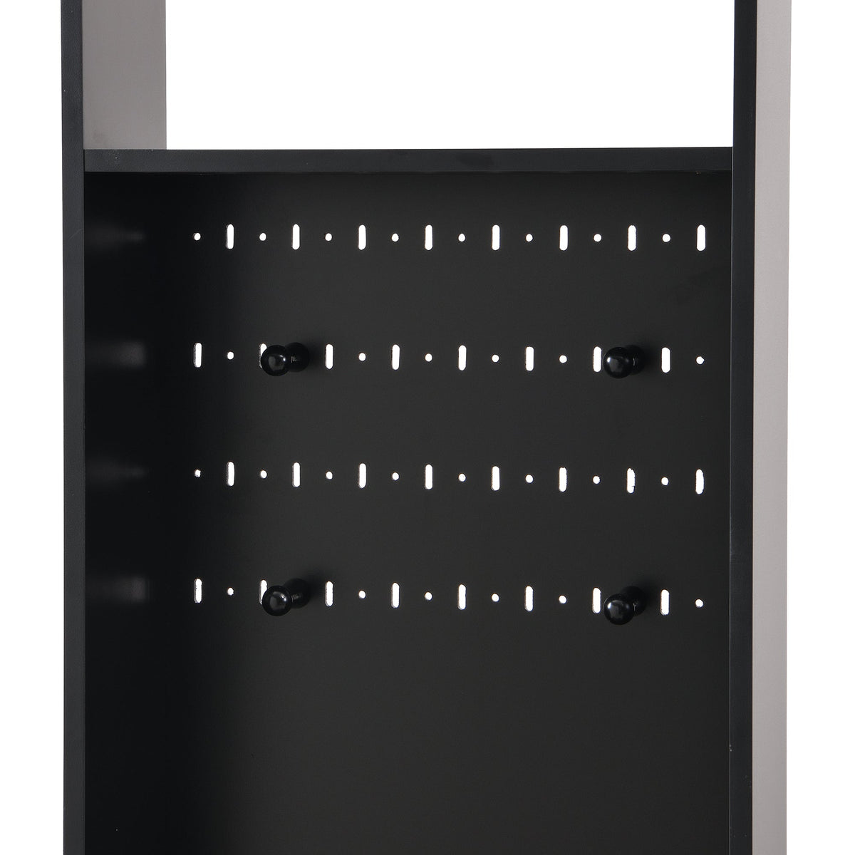 39.3'W70.8'H multifunctional corridor shoe cabinet with soft padded nail board and black hanger with entrance hook