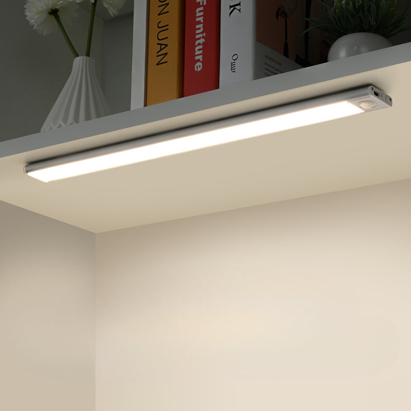 Intelligent ultra-thin wireless LED human body sensing light rechargeable magnetic strip light strip light strip
