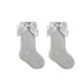 Children's Socks Combed Cotton Girl Baby Bow Princess Socks Hollow Mesh Dance Socks - V.I.P Digital Presence