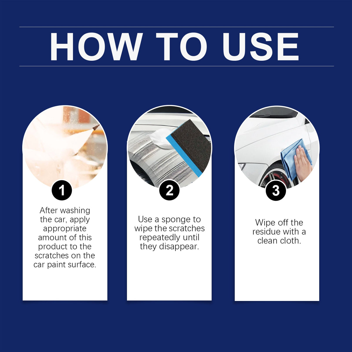 Automotive Scratch Care Agent Removing Marks Abrasive Paint Polishing Wax Car Scratch Repair