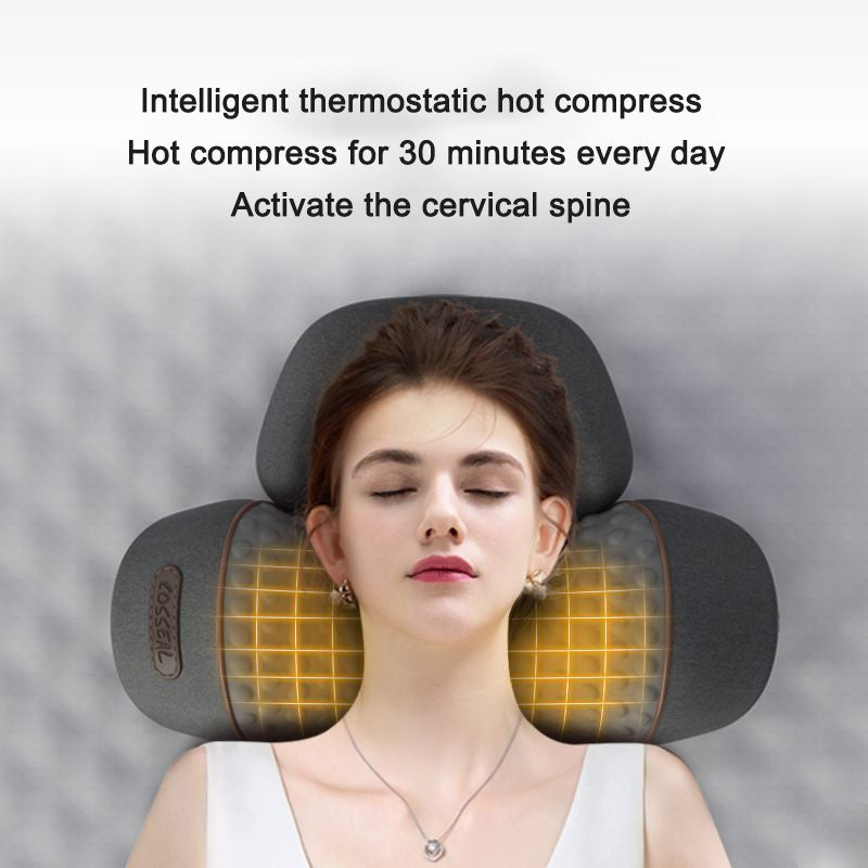 Cervical pillow protection vertebra sleep special massage spine non-tral heating compress