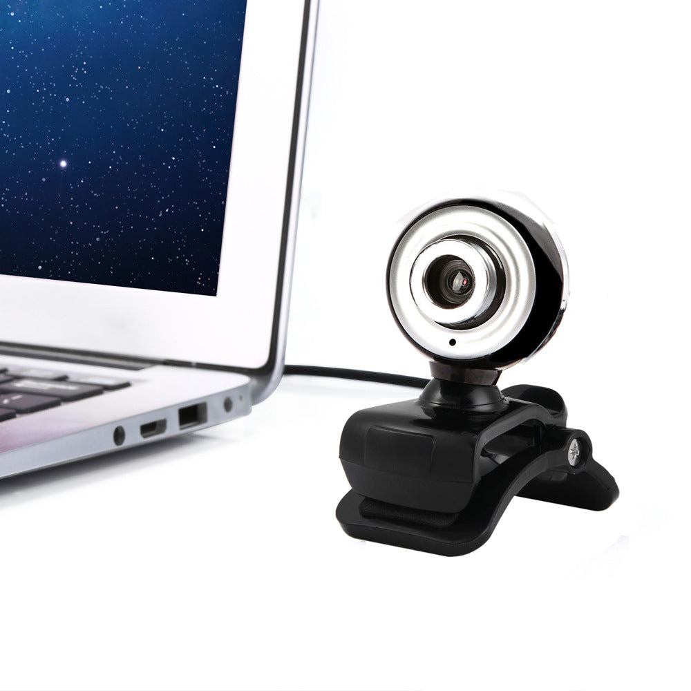 Online course with 480P high-definition camera and built-in sound-absorbing microphone for video recording