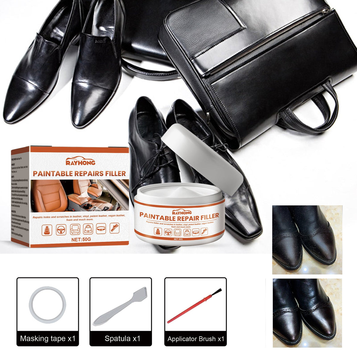 Leather Filling Cream, Car Seat Leather Sofa Leather Bag Leather Shoes Leather Clothing Care Cream - V.I.P Digital Presence