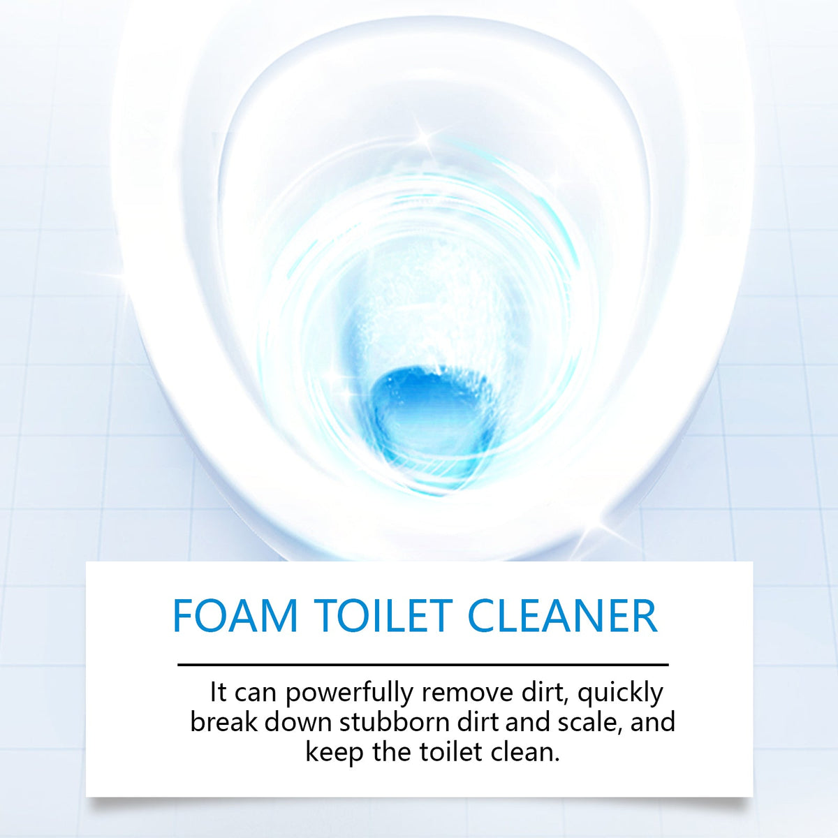 Foam Toilet Cleaner, Toilet Toilet Cleaner Decontamination Clean Household Deodorant Toilet Cleaner