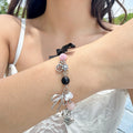 Ocean vacation style starfish versatile set, handmade small fresh pearl alloy necklace - V.I.P Digital Presence
