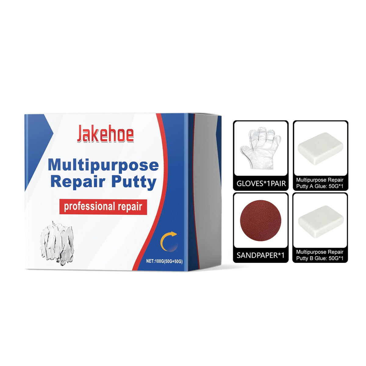 Plastic Steel Mud Iron Glue Leak Repair Waterproof Strong Repair Tile Multi-Functional Ab Adhesive Glue - V.I.P Digital Presence