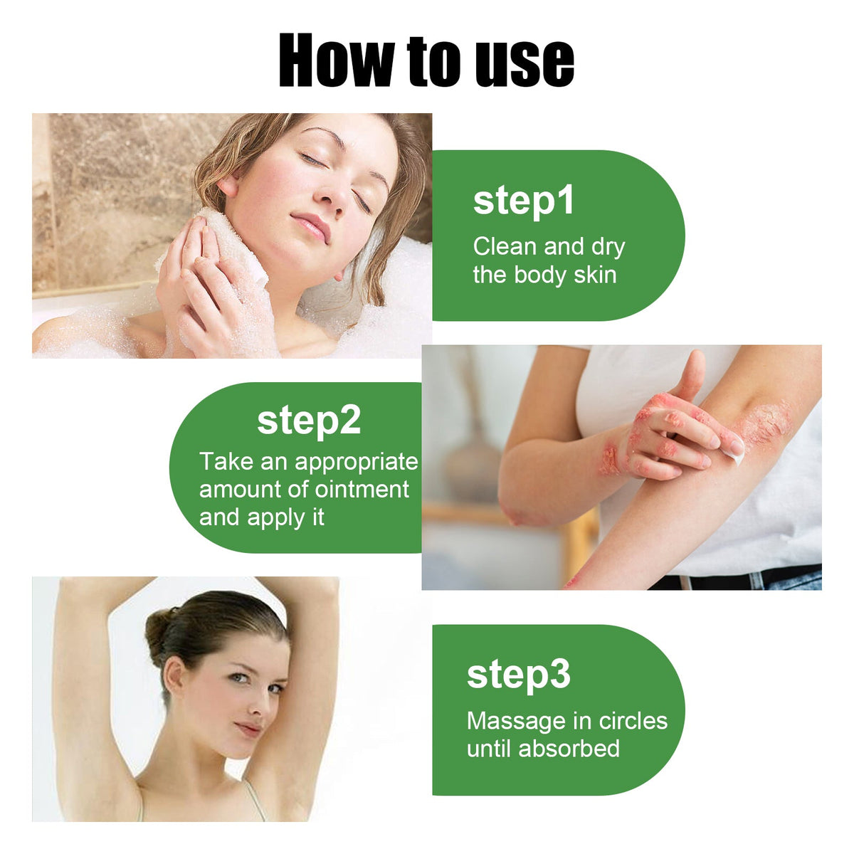 Herbal Eczema Ointment, Relieve Hand And Foot Moss Skin Redness Itchy Skin Repair Ointment
