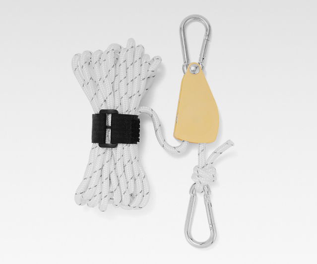 Camping Tent Tie Down Rope Tightener Fastening Pulley Ratchet Hangers Awning Rope Hook Canopy Buckle Rope Tightening Straps Tool - V.I.P Digital Presence