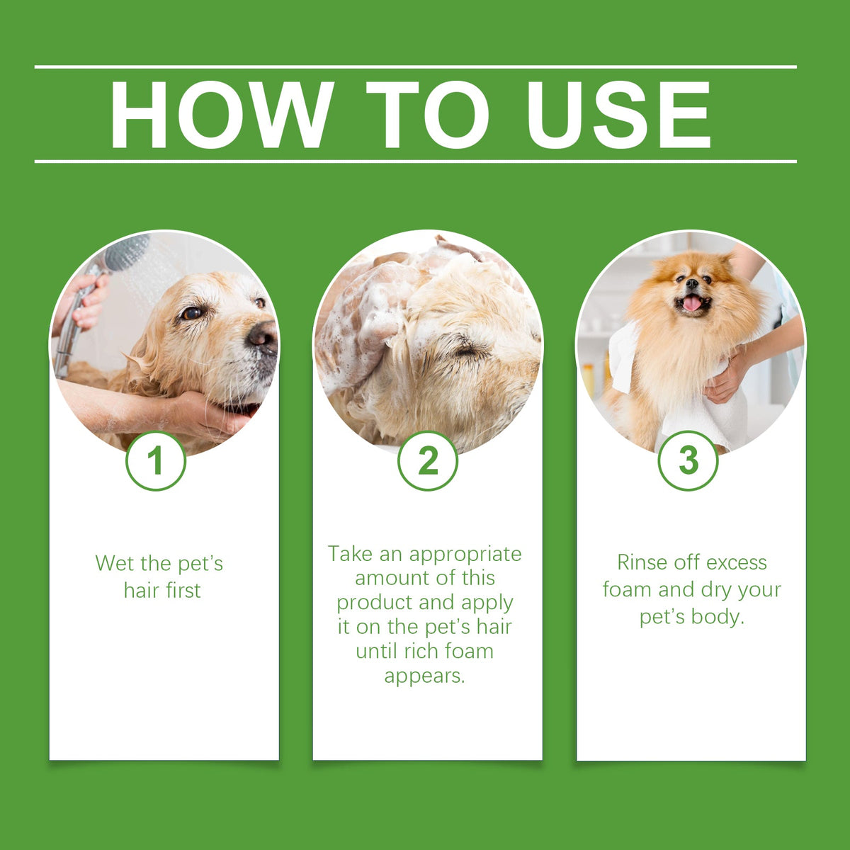 Pet Wash & Care 2-In-1 Dog & Cat Stay Fragrant Body Wash Pet Hair Cleaning Body Wash