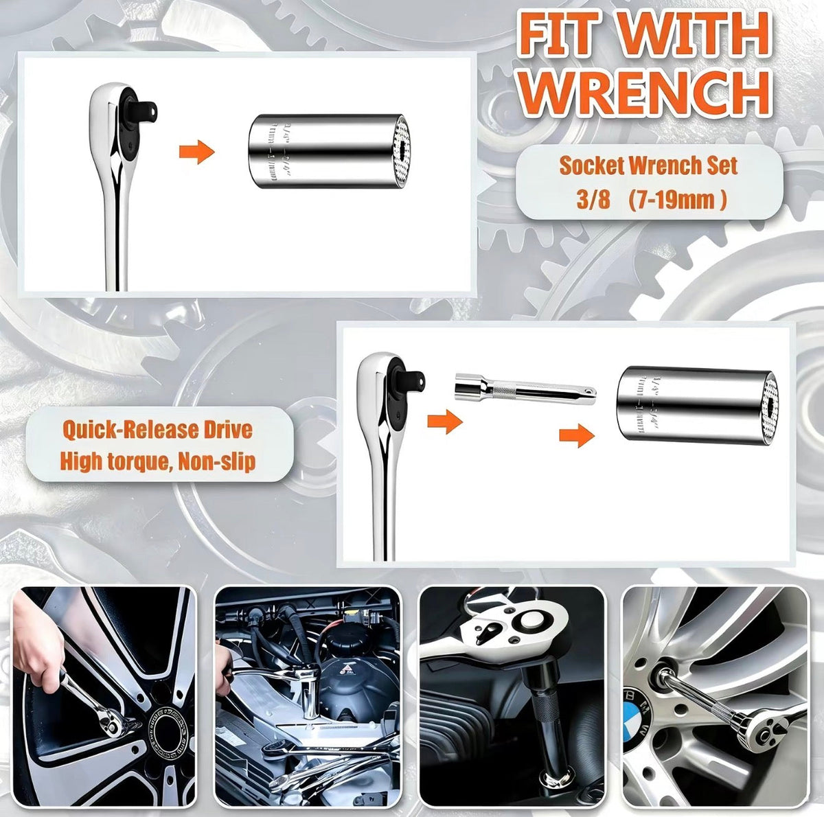 GripSocket Universal Socket