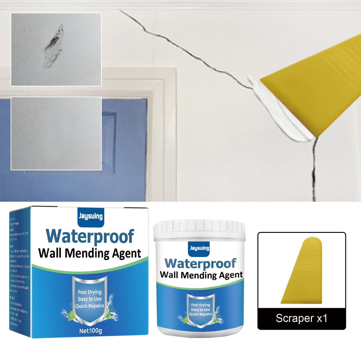 Waterproof Agent, Household Multi-Functional Ceramic Tile Exterior Wall Roof Leak Repair Moisture-proof Waterproof Coating - V.I.P Digital Presence