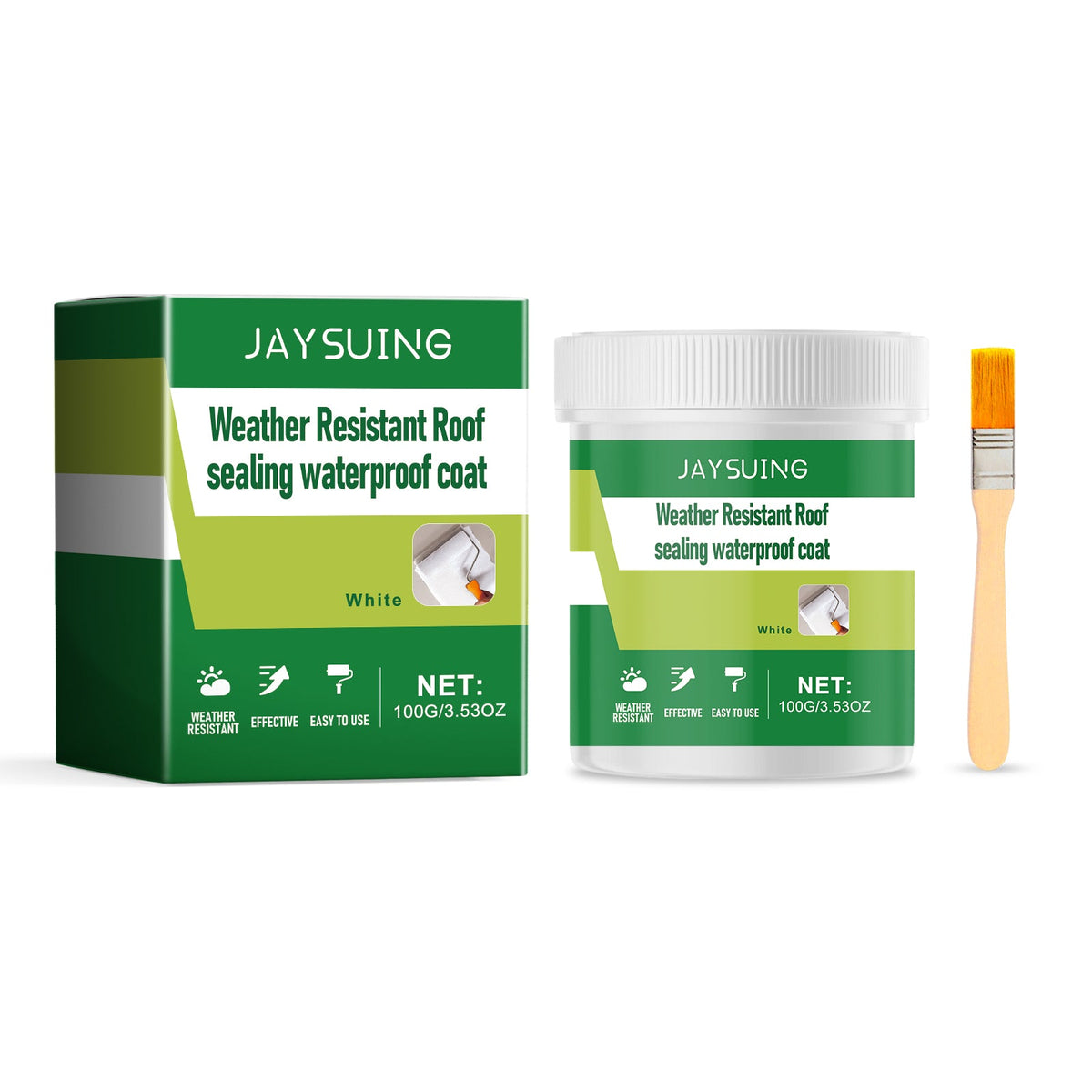 Weather-resistant roof sealing waterproof coating, home tile floor cracks waterproof and leakproof repair