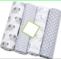 4Pcs/Lot Baby Blankets Newborn Muslin Diapers 100% Cotton Baby Swaddle Blanket for Newborns Photography Kids Muslin Swaddle Wrap - V.I.P Digital Presence
