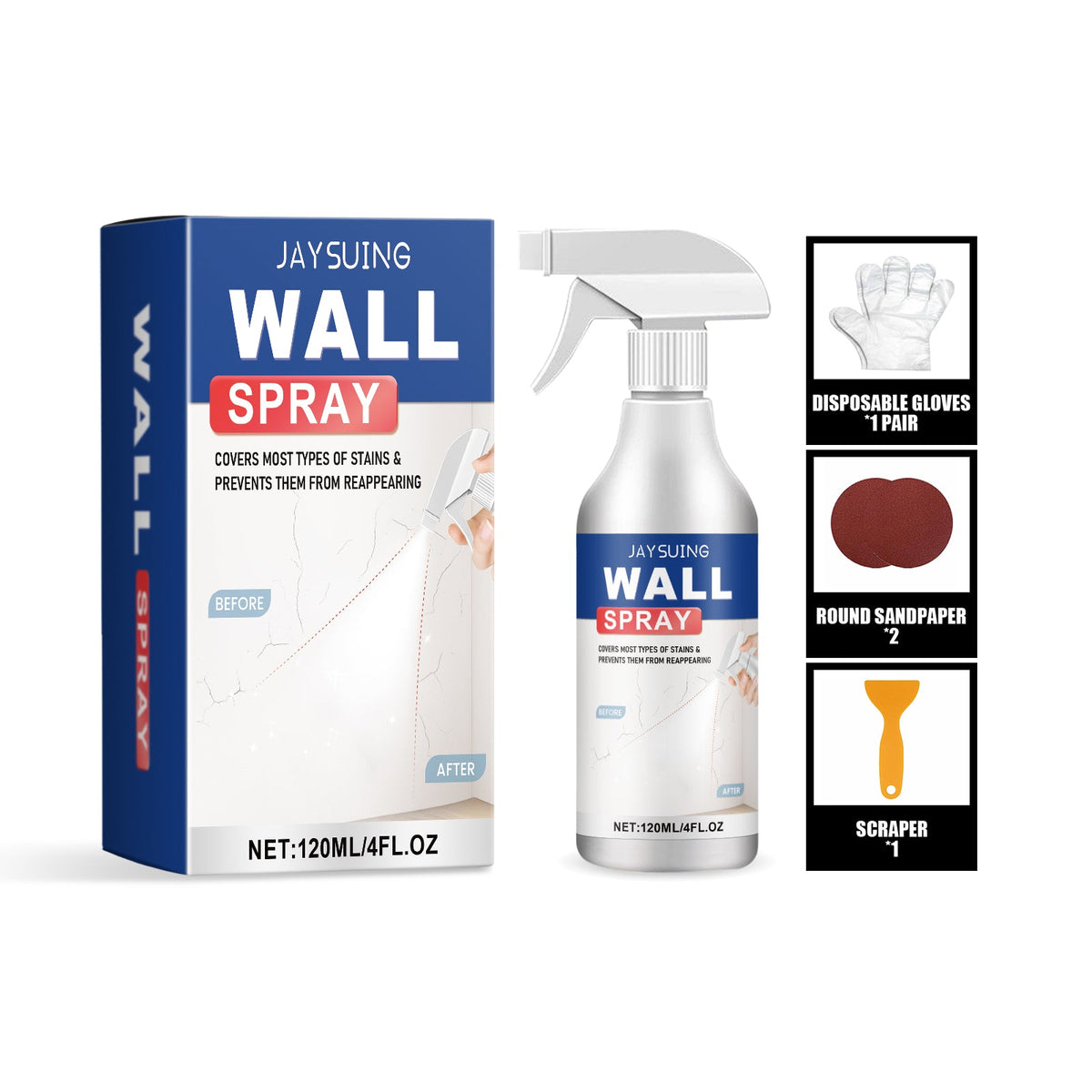 Wall Renovation Spray Paint, Decontamination Apply Waterproof Fast Light Paint Renovation Wall Renovation Spray - V.I.P Digital Presence
