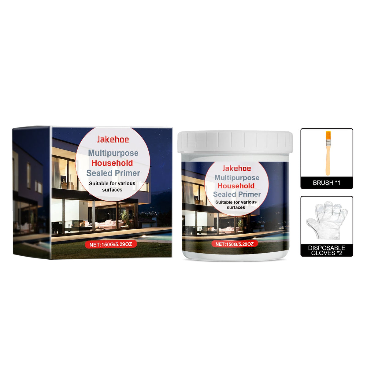 Multi-Purpose Household Sealing Primer, Wall Floor Primer Dust Removal Dust Floor Indoor And Outdoor Paint