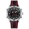 Lige Men's Dual Display Watch Multi-Function Chronograph Sports Waterproof Watch - V.I.P Digital Presence