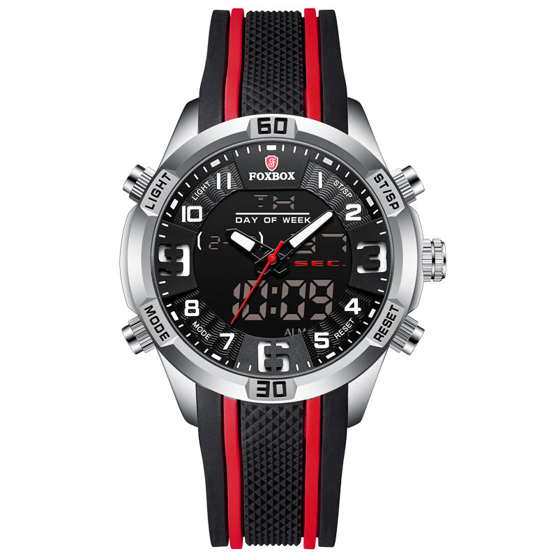 Lige Men's Dual Display Watch Multi-Function Chronograph Sports Waterproof Watch - V.I.P Digital Presence