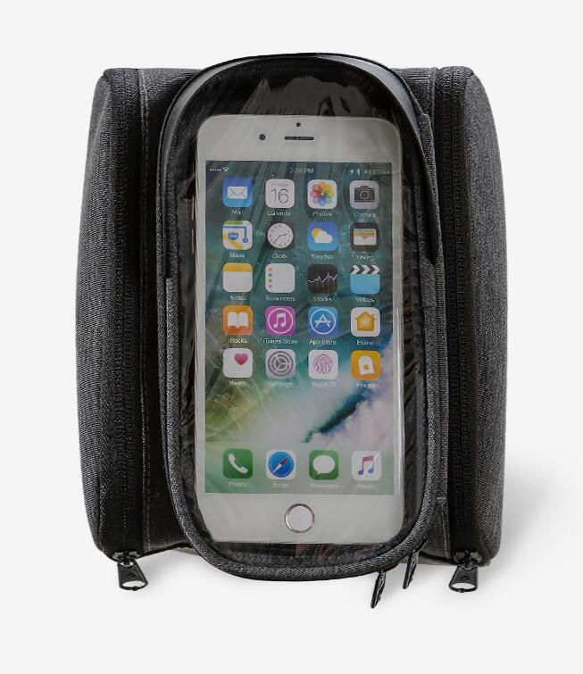 Sahoo 122007 Touch Screen Bike 6.5in Cell Mobile Phone Bag Front Frame Top Tube Cycling Pouch