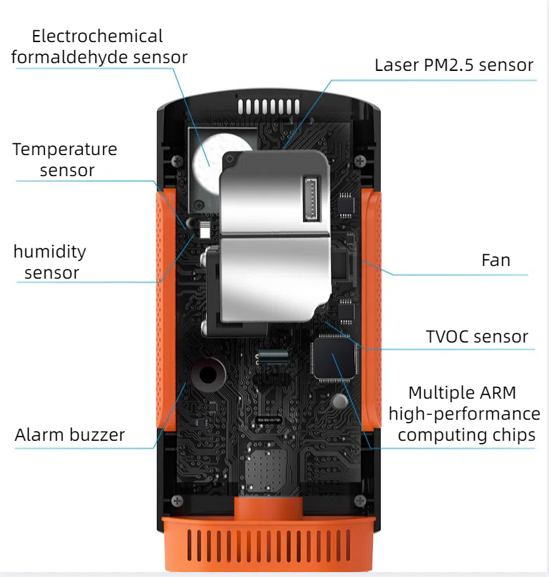 New formaldehyde detector for home use, professional new house formaldehyde testing, indoor air quality testing, formaldehyde instrument