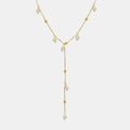 18K Gold-Plated Pearl Drop Necklace - V.I.P Digital Presence