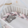100cmBaby Bumper Bed Braid Knot Pillow Cushion Bumper for Infant Kids Crib Protector Cot Bumper Room Decor Anti-collision Bumper - V.I.P Digital Presence