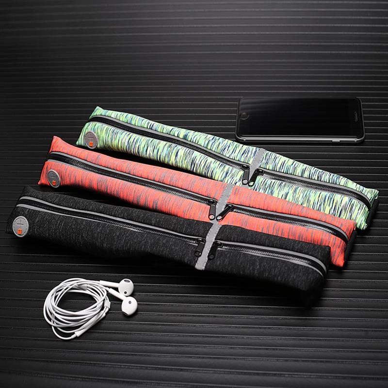 Yipinu Sports Running Waist Bag Outdoor Waterproof Reflective  Belt Jogging Gym Fitness Runner