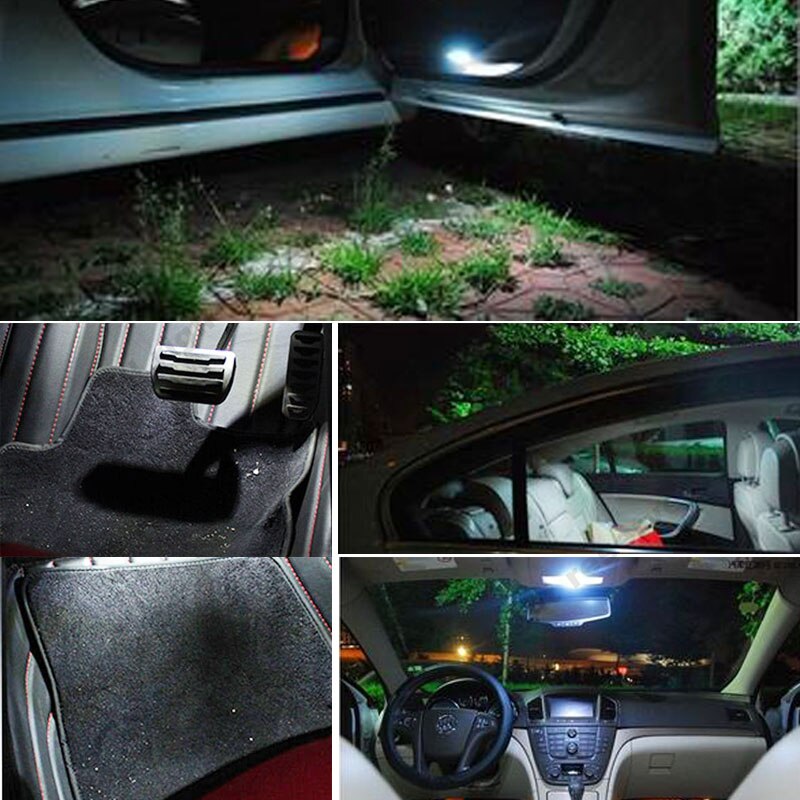 10Pcs Auto T10 Led Cold White 194 W5W LED 168 COB Silica Car Super Bright Turn Side License Plate Light Lamp Bulb DC 12V