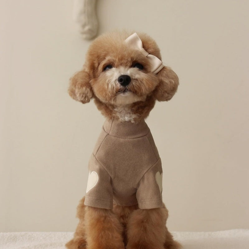 Teddy Bear York Sharberd Velvet Hoodie Pet Love Embroidery Warm Clothes - V.I.P Digital Presence