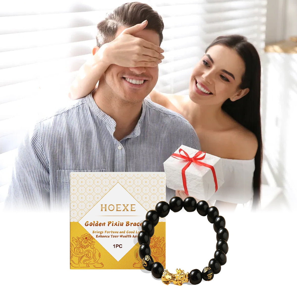 Gold Pixiu Beaded Bracelet Beautiful Meaning Of Male And Female Couples Hand String Fashion Elegant Collocation Accessories