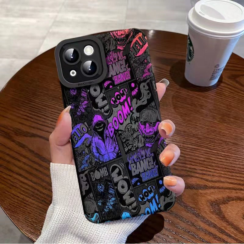 Trendy brand suitable for iPhone 13/14 Promax Apple 12/11 cartoon phone case XR all inclusive XS soft 7p - V.I.P Digital Presence