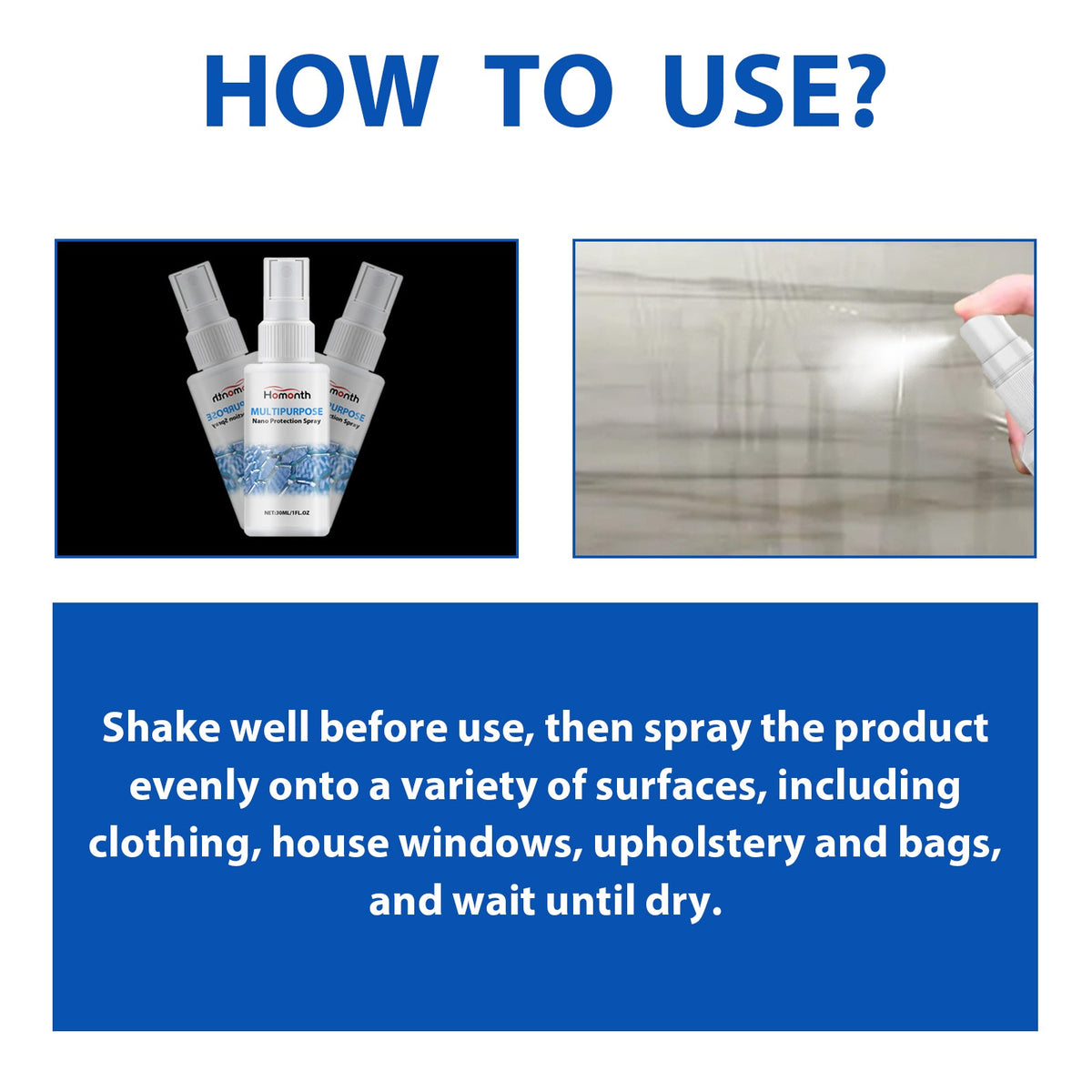Multipurpose Nano Protection Spray, Tile Countertop Scratch Repair Stain Remover Multi-Functional Retreader