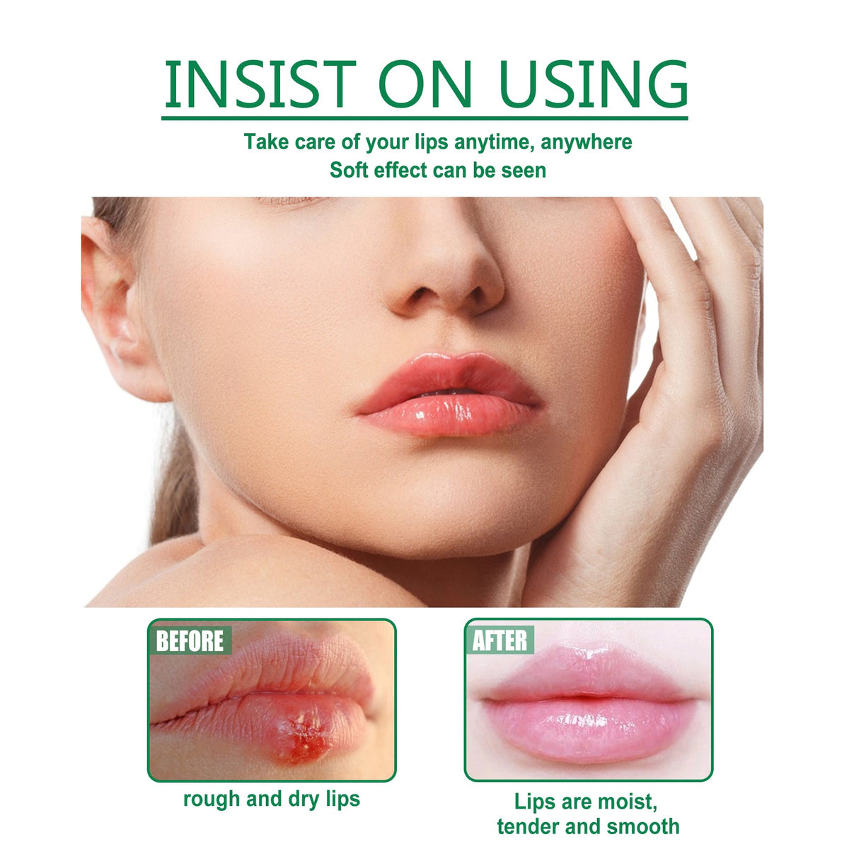 Herbal Medicated Lip Balm, Repair Lips Prevent Dry Crack Remove Dead Skin And Moisturize Care Lip Balm