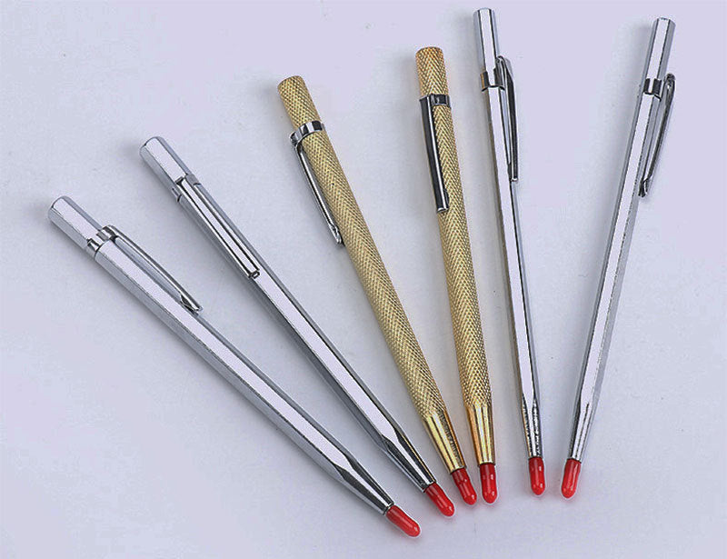 Tile Scribing Pen Glass Metal Plate Tin Lettering Tungsten Steel Scribing Needle Engraving Diamond Pen
