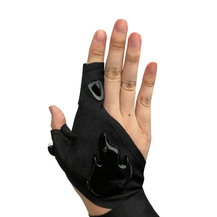 LED rechargeable fishing gloves with high elasticity, anti slip repair, lighting, luminous finger cots - V.I.P Digital Presence
